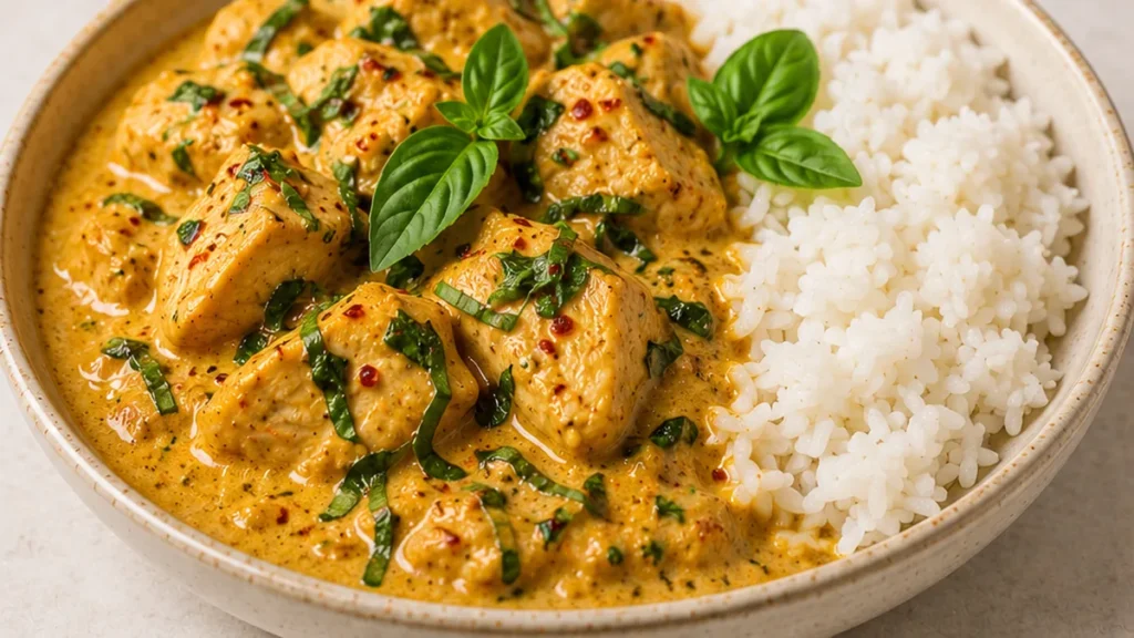 Almond Chicken Curry: Creamy & Easy Recipe - Almond chicken curry: Whip up this creamy, flavorful curry in under 45 minutes. Packed with tender chicken, chickpe