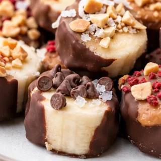 Frozen Chocolate Banana Bites Recipe - Discover our ultimate frozen banana bites recipe! Easy to make with chocolate and your favorite toppings. Perfectly sweet