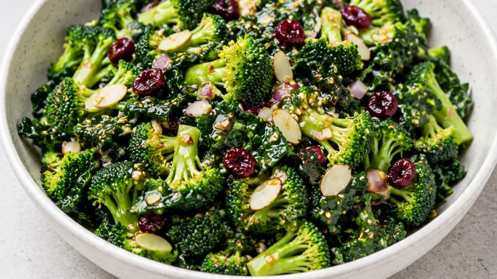Winter Broccoli Salad Recipe - Broccoli salad: Make this vibrant and refreshing salad in under 45 minutes. Packed with flavor, perfect for any meal.