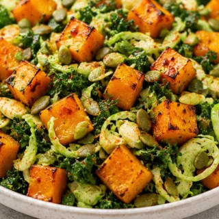 Fall Harvest Salad: Roasted Butternut Bliss - butternut squash - Butternut squash salad: Try this ultimate fall harvest recipe featuring roasted squash, pomegra