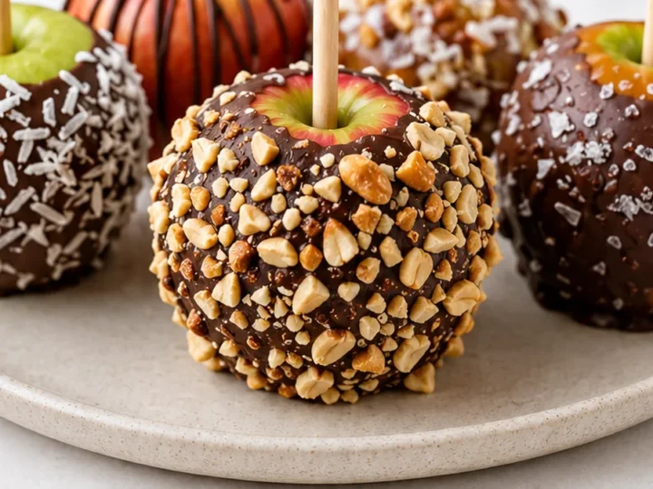 Healthy Caramel Apples 6 Ways!