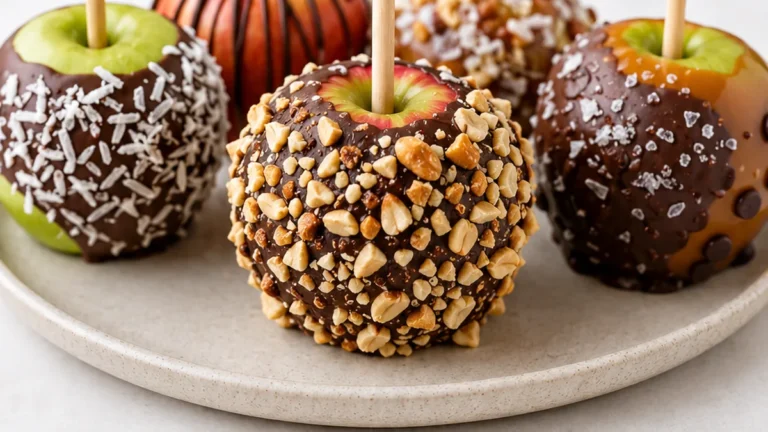 Healthy Caramel Apples 6 Ways!