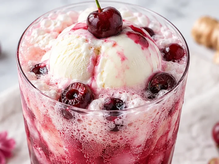 Cherry Ginger Beer Floats: A Taste of Paradise!
