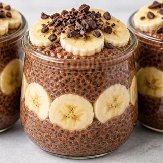 Banana Chocolate Chia Parfaits Recipe