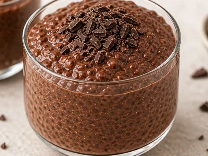 Craveable Vegan Chocolate Chia Mousse!