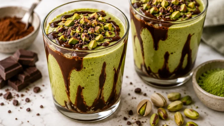 Matcha Chocolate Lava Shake: Pure Bliss!