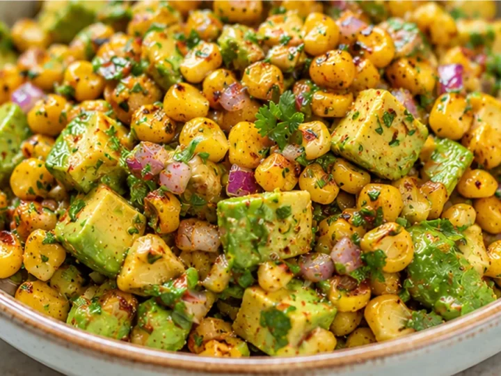 INSANE Grilled Corn Salad with Creamy Avocado