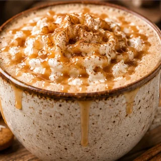 Gingerbread Latte Dreams with Salted Caramel Sugar! Discover the ultimate Gingerbread Latte with homemade Salted Caramel Sugar. A perfectly spiced and creamy dr