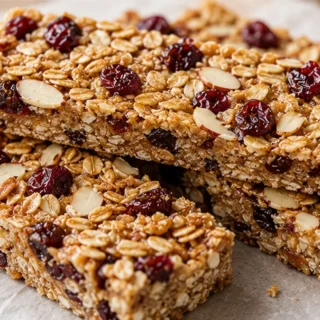 Cherry Almond Granola Bars