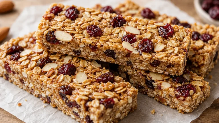 Cherry Almond Granola Bars