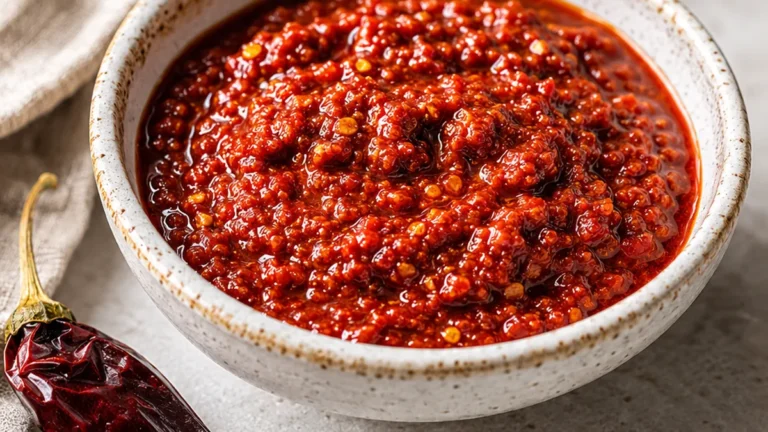 Spicy Homemade Harissa Sauce Recipe