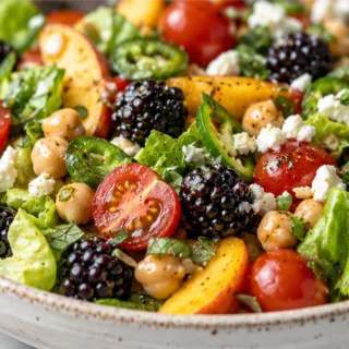 ️ Fresh Herb & Goat Cheese Salad Explosion! - herb salad - Discover this delicious herb salad recipe! A vibrant mix of fresh herbs, goat cheese, and summer frui