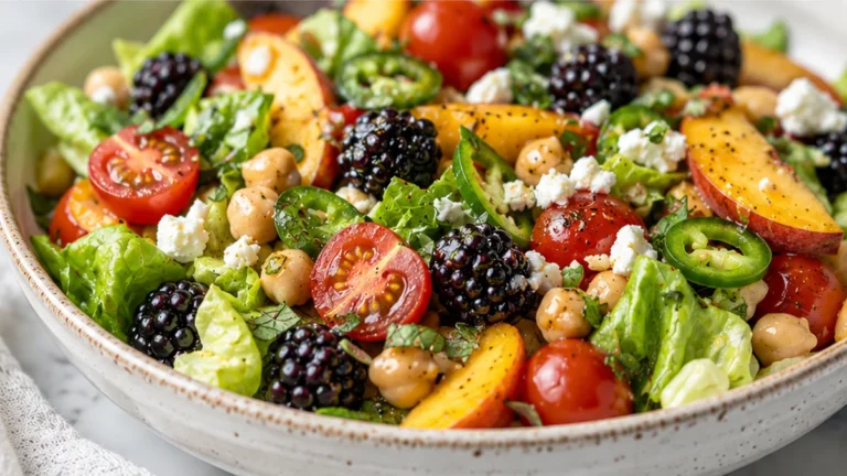 ️ Fresh Herb & Goat Cheese Salad Explosion!