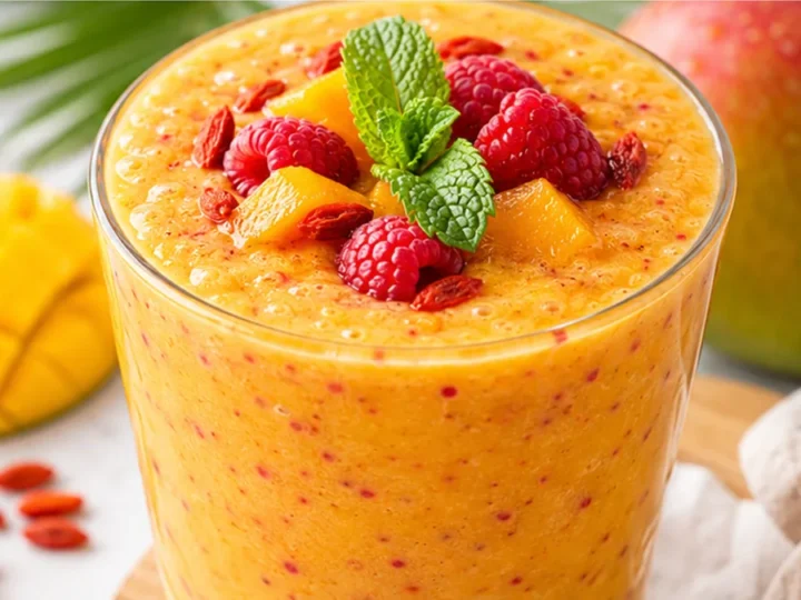 Island Mango Goji Berry Sunrise Smoothie