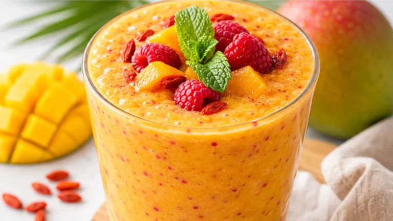 Island Mango Goji Berry Sunrise Smoothie
