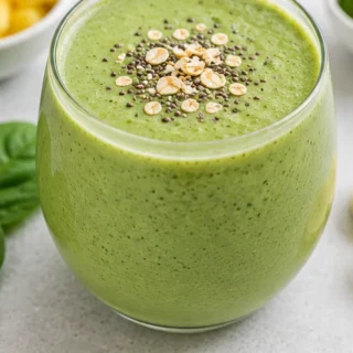 Matcha Protein Smoothie Recipe - matcha smoothie - Matcha smoothie: Make this vibrant, energizing green smoothie in 5 minutes. Packed with protein and flavor, i
