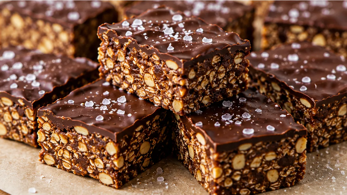No-Bake Chocolate Oatmeal Bars - Discover these ultimate no-bake oatmeal bars! Easy to make with chocolate, peanut butter, and dates. Perfect chewy cookie bars