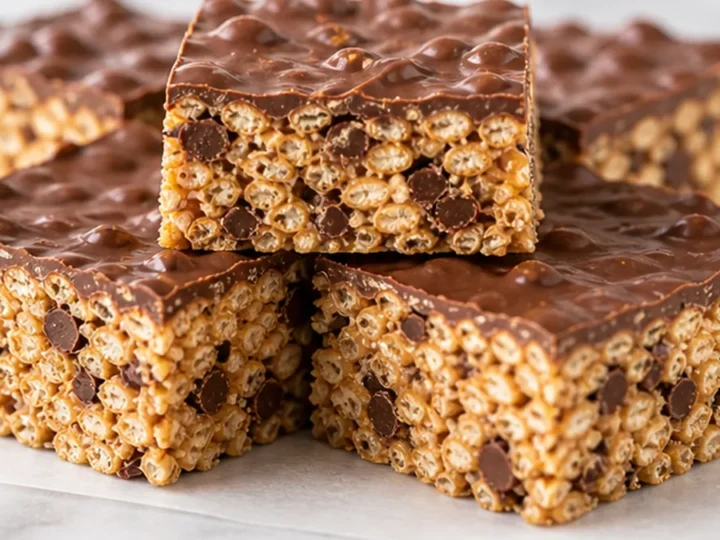 Chocolate Peanut Butter Crispy Treats