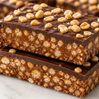 The ULTIMATE Chocolate Peanut Butter Crunch Bars!