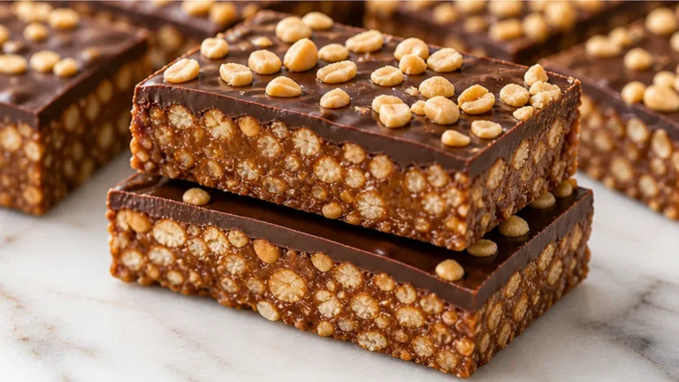 The ULTIMATE Chocolate Peanut Butter Crunch Bars!