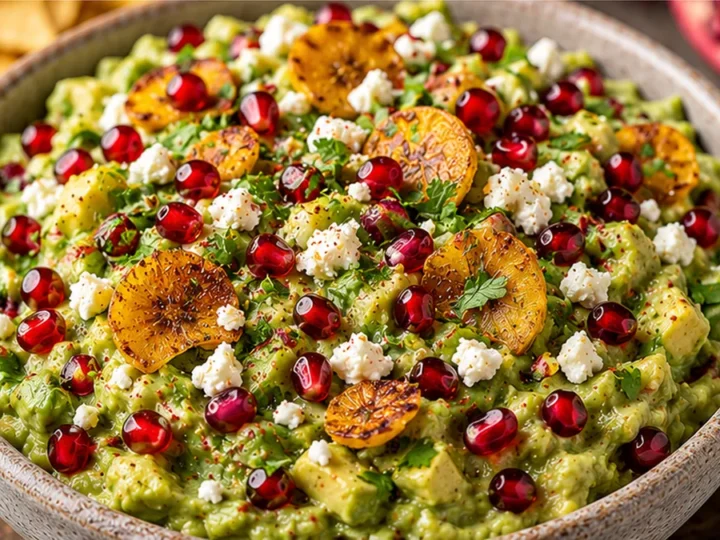 Pomegranate Guacamole: A Tropical Fiesta!