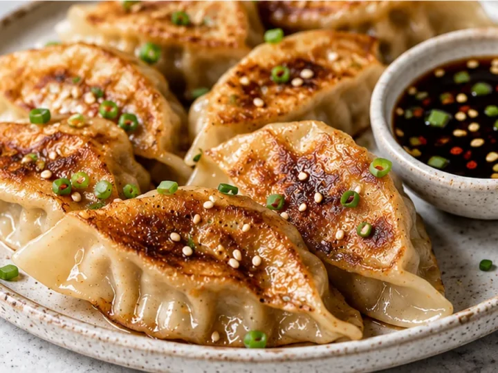 Crispy Ginger Garlic Potstickers Recipe