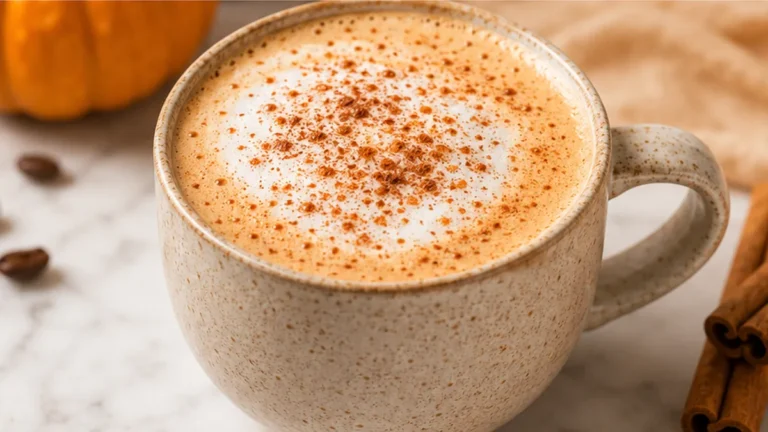 The BEST Coconut Pumpkin Spice Latte