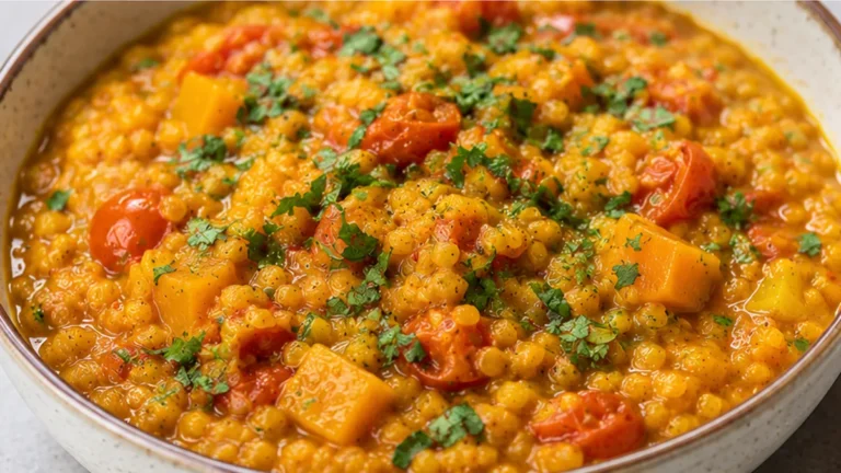 Harvest Dal: Creamy Squash & Tomato Dream