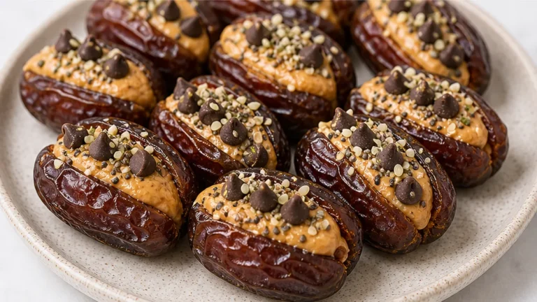 EASIEST 4-Ingredient Stuffed Dates Recipe