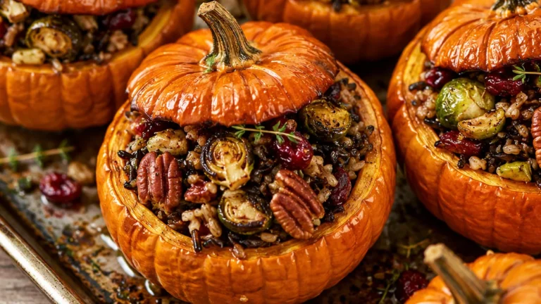 Stuffed Mini Pumpkins: A Perfect Fall Meal