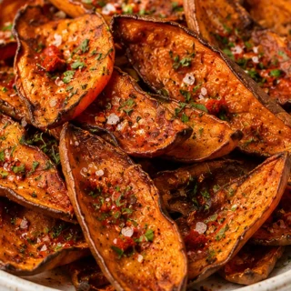 Crispy Sweet Potato Skin Chips - Sweet potato skin chips: Make these incredibly crispy, salty, and slightly sweet chips in under 30 minutes. A perfect zero-wast