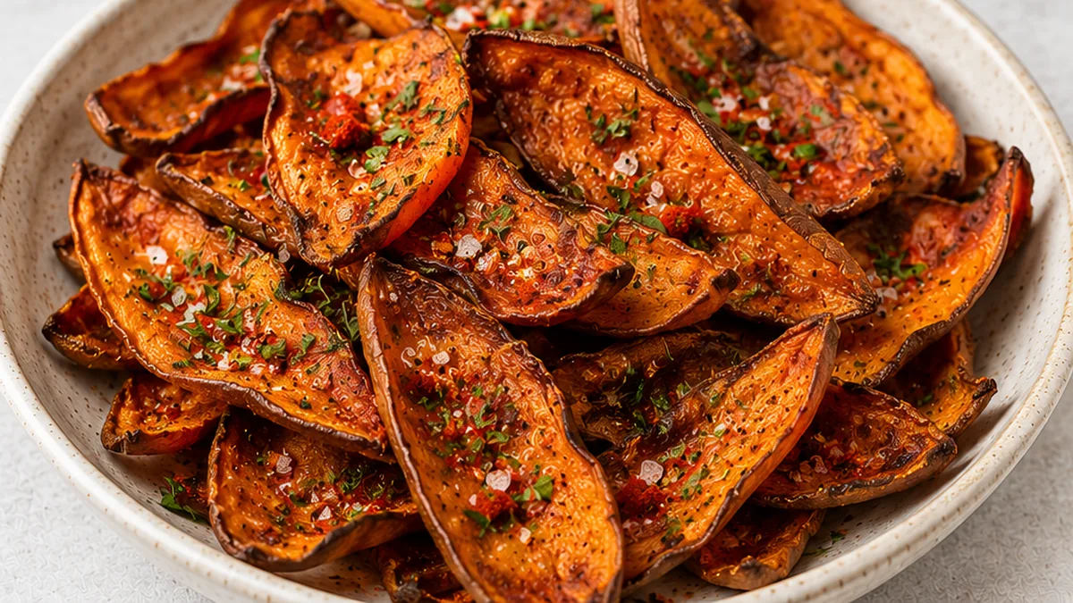 Crispy Sweet Potato Skin Chips - Sweet potato skin chips: Make these incredibly crispy, salty, and slightly sweet chips in under 30 minutes. A perfect zero-wast