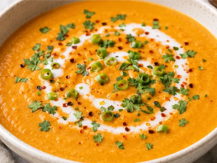 Creamy Thai Carrot Sweet Potato Soup – Pure Comfort!