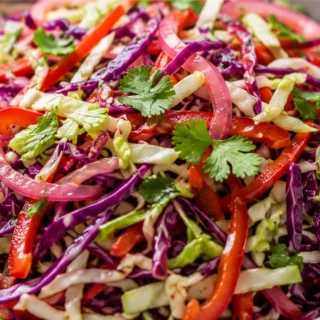 Crunchy Asian Slaw: Fresh & Flavorful!