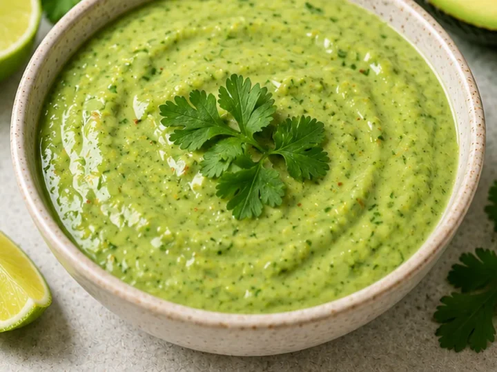 Creamy Avocado Cilantro Sauce Recipe
