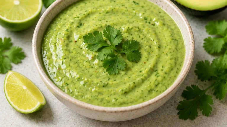 Creamy Avocado Cilantro Sauce Recipe