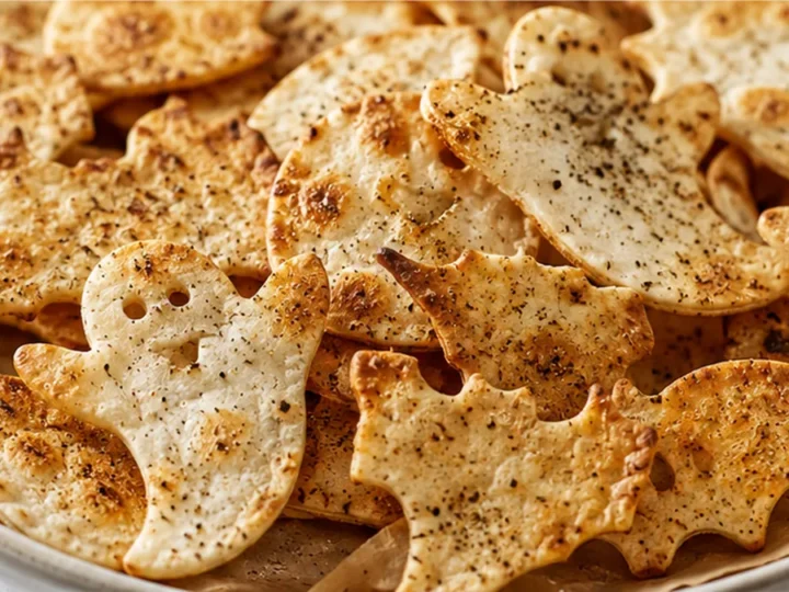 Spooky Baked Tortilla Chips: Easy Snack!