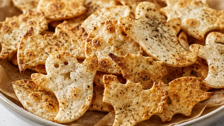 Spooky Baked Tortilla Chips: Easy Snack!