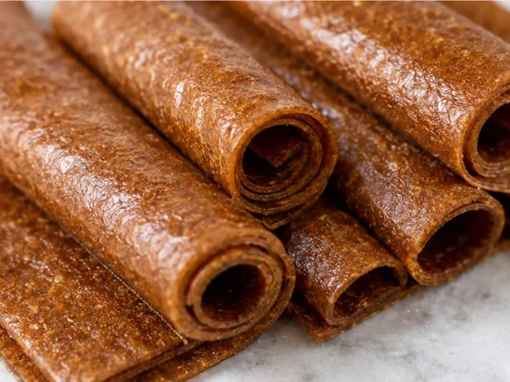 Sweet & Chewy Banana Leather Snack