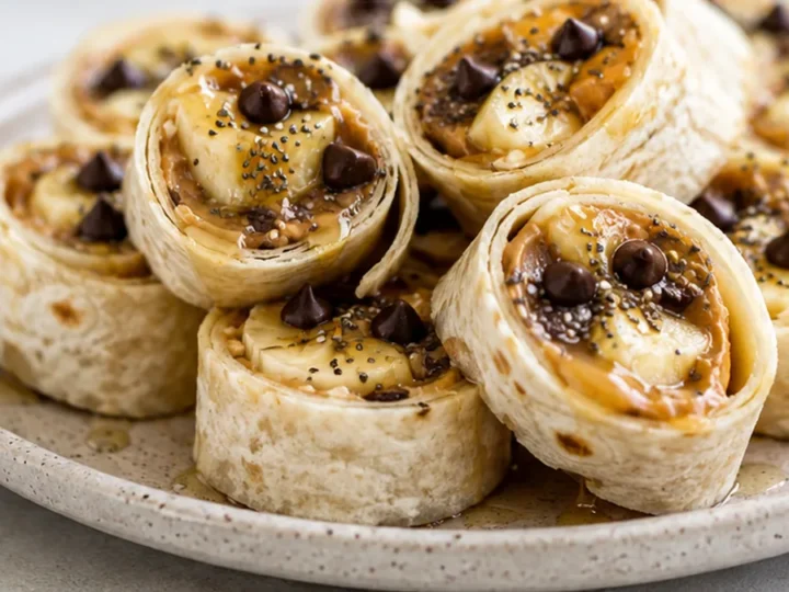 Easy Banana Peanut Butter Roll-Ups