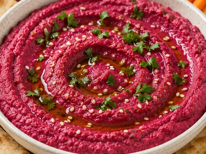 Vibrant Beet Hummus: Delicious Dip!