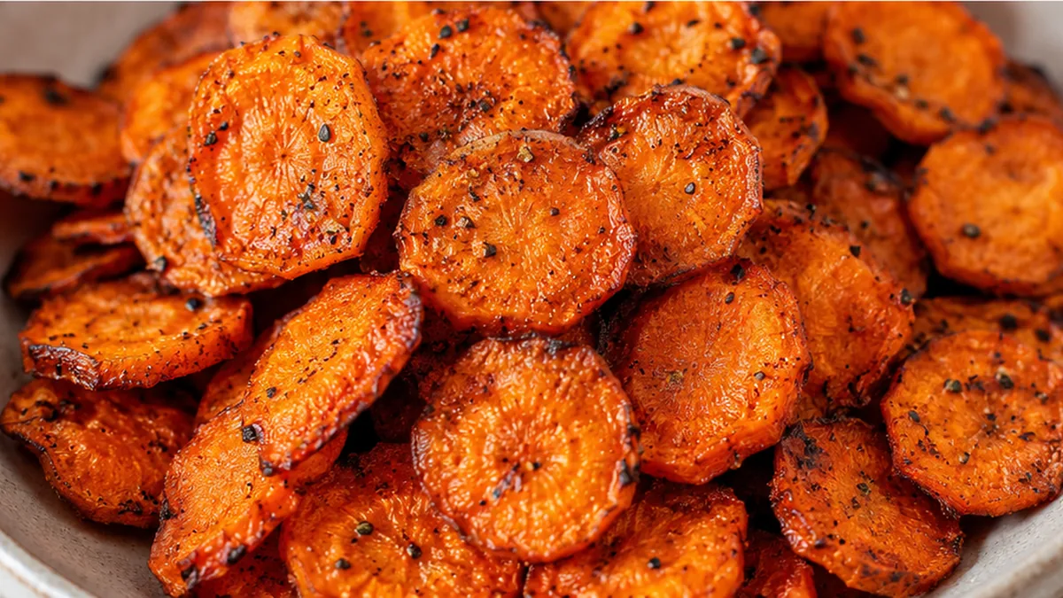 Crispy Carrot Chips: Snack Game Changer! Carrot chips: make these brilliantly crispy and healthy carrot chips at home. A simple, two-ingredient recipe perfect f