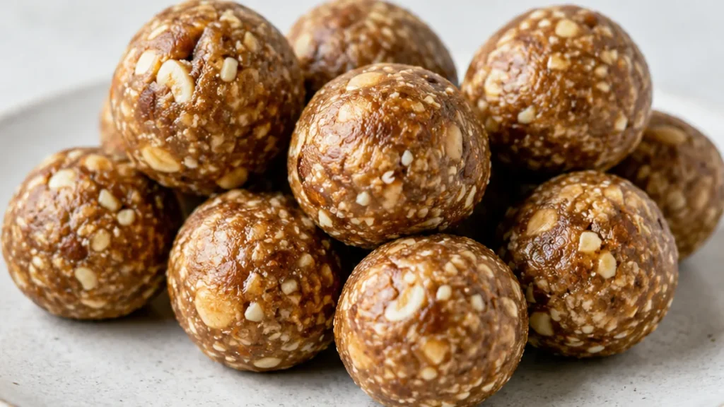 3-Ingredient Cashew Bites: Snack Obsession! Cashew bites: whip up these incredible 3-ingredient energy bites in minutes. Perfect for a quick, healthy snack or d