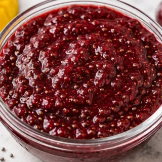 3-Ingredient Cherry Jam: Sweet & Simple! Cherry jam: make this simple 3-ingredient recipe in 40 minutes. Bursting with flavor, no refined sugar, perfect for toa