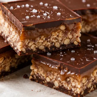 Vegan Chocolate Caramel Dream Bars - chocolate bars - Chocolate bars: Make these incredible vegan gooey chocolate coconut caramel bars in 30 minutes. A no-bake
