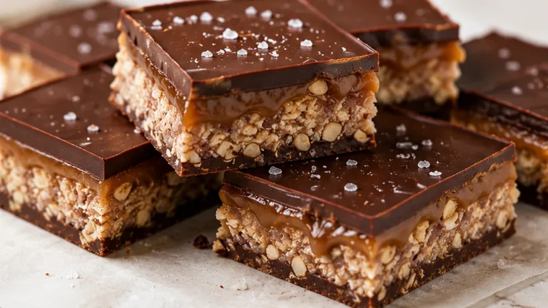Vegan Chocolate Caramel Dream Bars