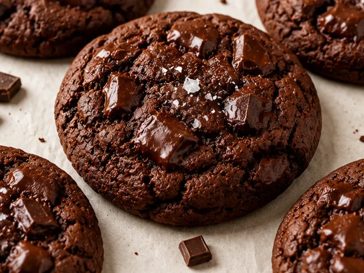 Insane Vegan Double Chocolate Cookies!