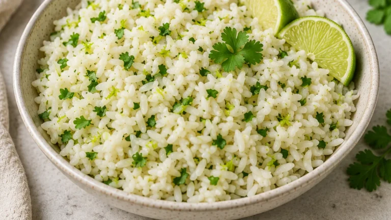 Cilantro Lime Rice: Weeknight Game Changer!
