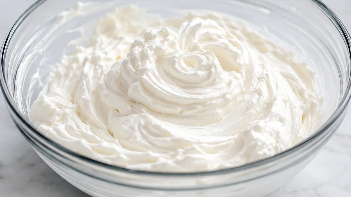 Dreamy Coconut Whipped Cream! Coconut whipped cream: whip up this light and fluffy dairy-free topping in minutes. Perfect for pies, cakes, or coffee – a simple,