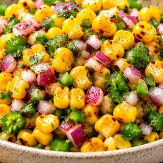 Chipotle Corn Salsa Recipe - Corn salsa: Make the best copycat Chipotle corn salsa in 10 minutes! This easy recipe is packed with flavor and perfect for any occ